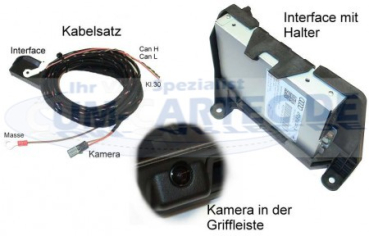 Nachrüstsatz für eine originale Rückfahrkamera A4 8K MMI 2G