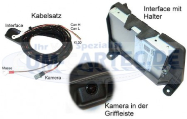 Nachrüstsatz für eine originale Rückfahrkamera A5 8T MMI 3G
