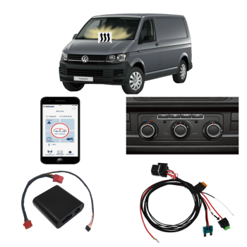 Plug&Play Standheizung Zuheizer mit Webasto ThermoConnect für VW T6 Climatic