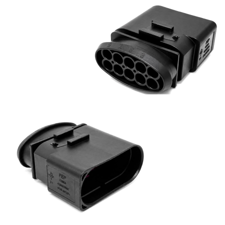 10 poliger Stecker 1J0 973 835 Steckergehäuse für VW Audi Seat Skoda