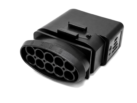 Preview: 10 poliger Stecker 1J0 973 835 Steckergehäuse für VW Audi Seat Skoda