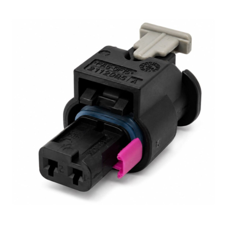 Preview: 2 poliger Stecker 4F0 973 702 Buchsengehäuse für VW Audi Seat Skoda