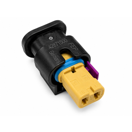 2 poliger Stecker 4F0 973 702 F Steckergehäuse für VW Audi Seat Skoda