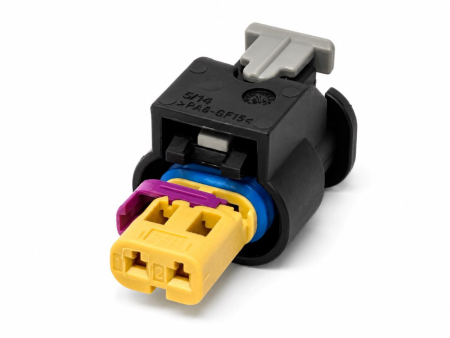 Preview: 2 poliger Stecker 4F0 973 702 F Steckergehäuse für VW Audi Seat Skoda