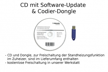 Standheizung Umrüstsatz Zuheizer mit Webasto ThermoConnect für VW T6 7E Climatic