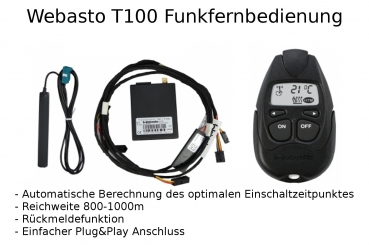 Plug&Play Umrüstsatz Standheizung Zuheizer Webasto T100 für VW T6