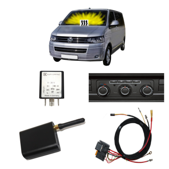 Standheizung Zuheizer Dauerbetrieb mit LTE App Steuerung für VW T5 7E Climatic