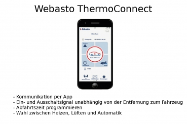 Plug&Play Standheizung Zuheizer mit Webasto ThermoConnect für VW T6 Climatic