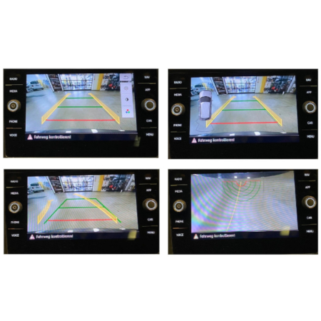 VW Rückfahrkamera Nachrüstsatz für VW Golf 7 Bj. 2013 - 2021