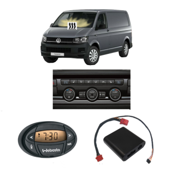 Plug&Play Umrüstsatz Standheizung Zuheizer Webasto 1533 für VW T6 Climatronic