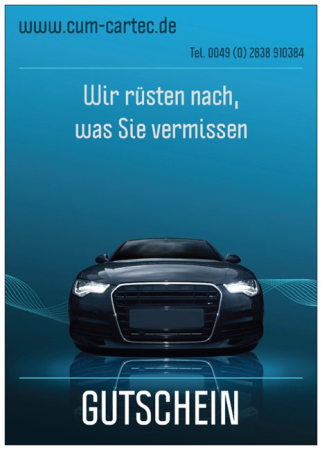 Geschenkgutschein von 5 bis 250 Euro