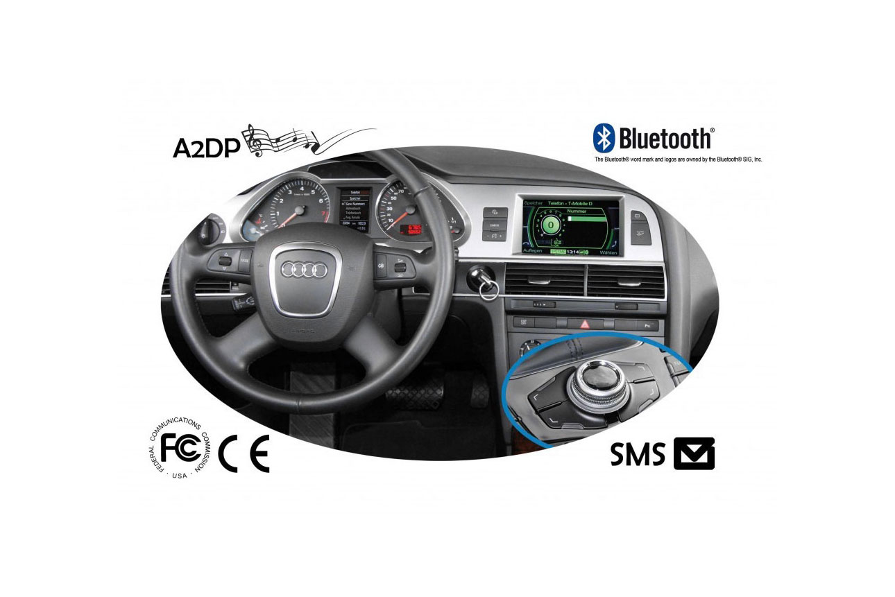 Bluetooth Freisprecheinrichtung FISCON Pro für Audi MMI 2G - cum