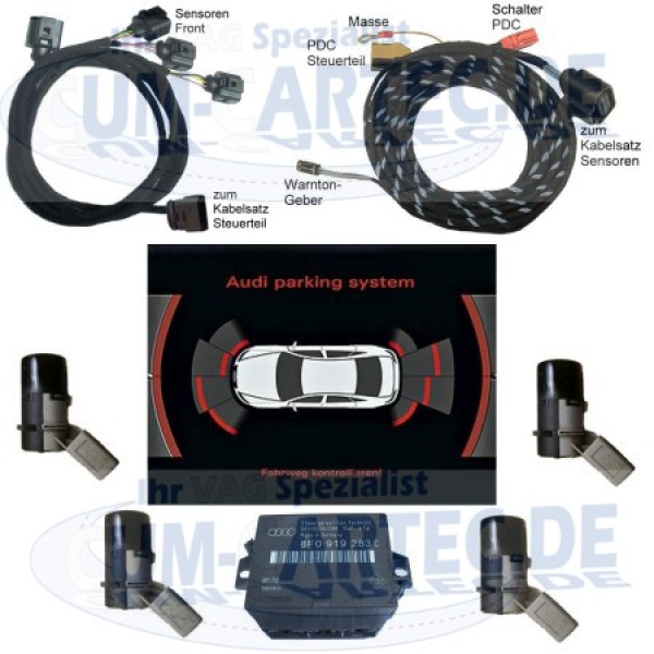 Nachrüstsatz Einparkhilfe APS plus + (optische Anzeige MMI) Fron