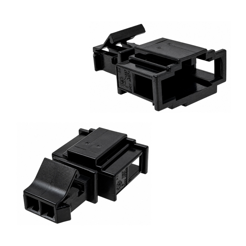 2 poliger Stecker VW 1J0 972 712  Steckergehäuse für VW Audi Seat Skoda