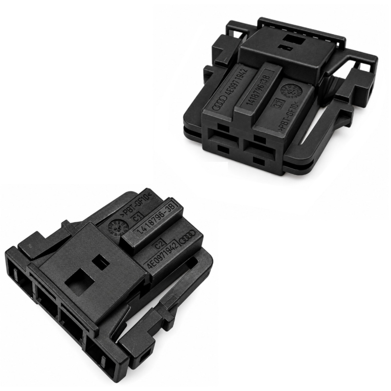 2 poliger Stecker 4E0 971 942  Buchsengehäuse für VW Audi Seat Skoda