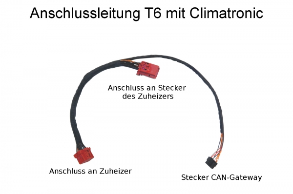 Plug&Play Standheizung Zuheizer Webasto MultiControl für VW T6 Climatronic