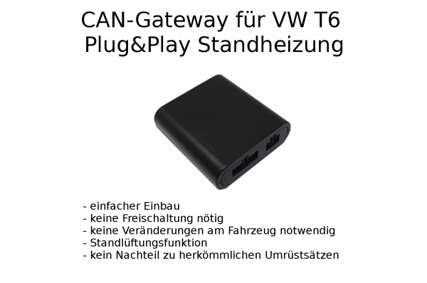 Plug&Play Standheizung Zuheizer mit Webasto ThermoConnect für VW T6 Climatic