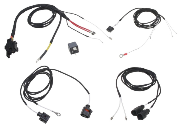 Kabelsatz zum Anschluss der originalen Frontscheibenheizung im VW T6.1