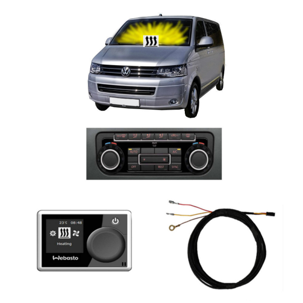 Standheizung Zuheizer Einbausatz Webasto MultiControl für VW T5.2 7E Climatronic