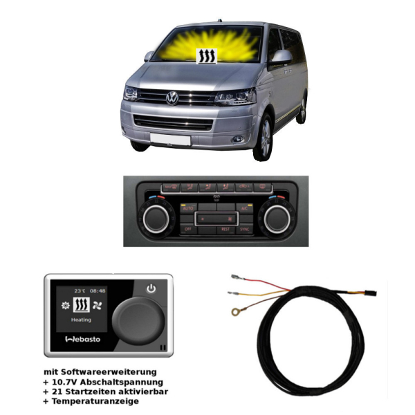 Standheizung Zuheizer Webasto MultiControl SW für VW T5.2 7E Climatronic