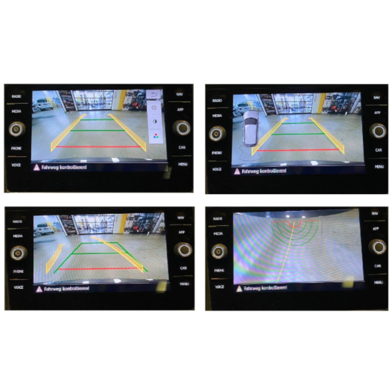 VW Rückfahrkamera Nachrüstsatz für VW Golf 7 Bj. 2013 - 2021