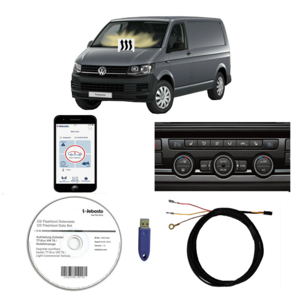 Standheizung Zuheizer mit Webasto ThermoConnect für VW T6 7E Climatronic